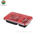 Disposable Plastic Microwavable Bento Lunch Tray